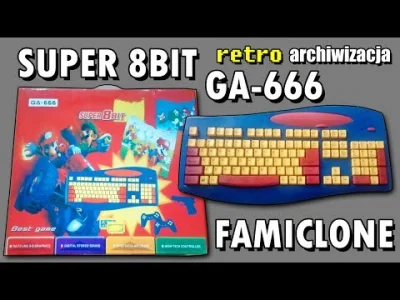 A.....o - Pegasusowa klawiaturka GA-666 Super 8bit - Famiclone | Retro archiwizacja -...