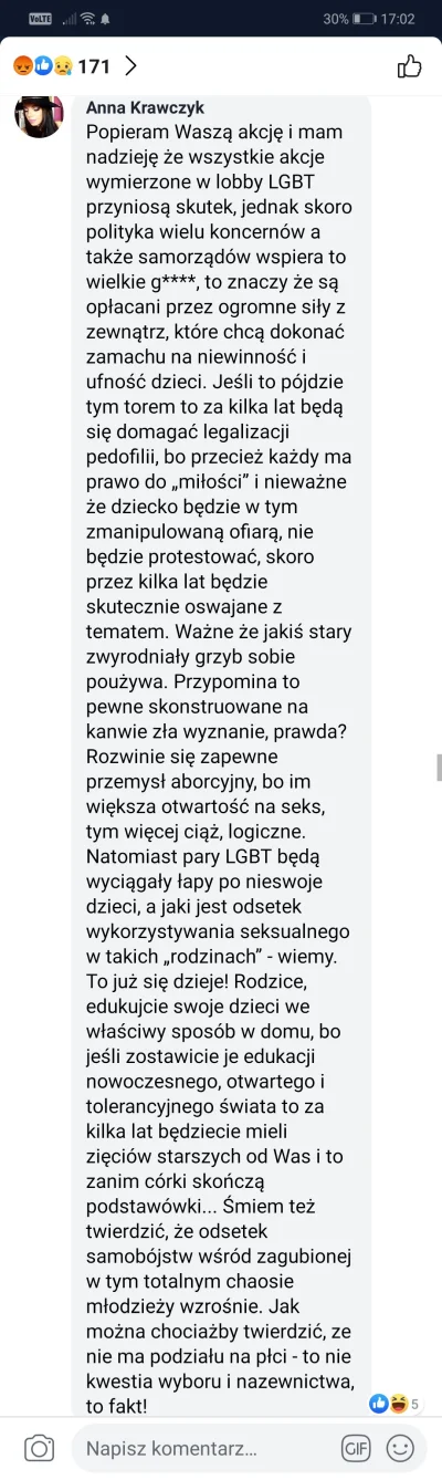 whiteglove - Z fanpage'a Fundacja Pro - Prawo do życia

Rozwalił mnie argument o tym,...