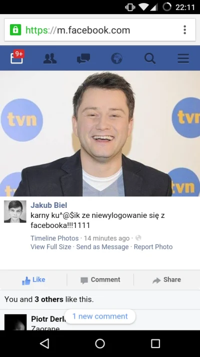 t.....y - .> bądź specjalistą od social media
.> nie umiej wylogować się z facebooka
...