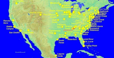 haqi - @panpele: Na zachodnim wybrzeżu USA co prawda mało, ale są elektrownie jądrowe...