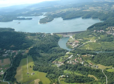 kapusta5 - Bieszczady. Solina. Zapora i Jezioro Solińskie.