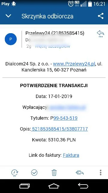 diterr - Ktoś ponownie szuka jelenia...

Właśnie dostałem takiego o to maila, niby od...