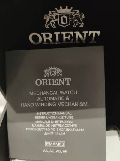 eternal_slavo - Mirki, czy wam też Orienty z creationwatches przychodzą z manualem z ...