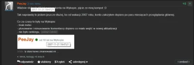 WuDwaKa - @PeeJay: Gratulacje, nawet wpis dodałeś o tej samej porze co założyłeś kont...