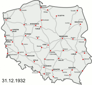 beniu89 - Znalazłem na wikipedii fajnego GIFa - historia budowy autostrad w Polsce. 
...