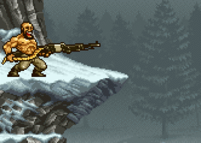 1z10 - #gif #arcade #metalslug #zima