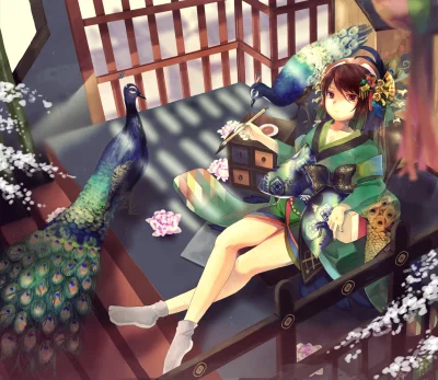 FlaszGordon - #randomanimeshit #animeart [ artysta: #hayamaeishi ] #kimono 
Dobra. T...