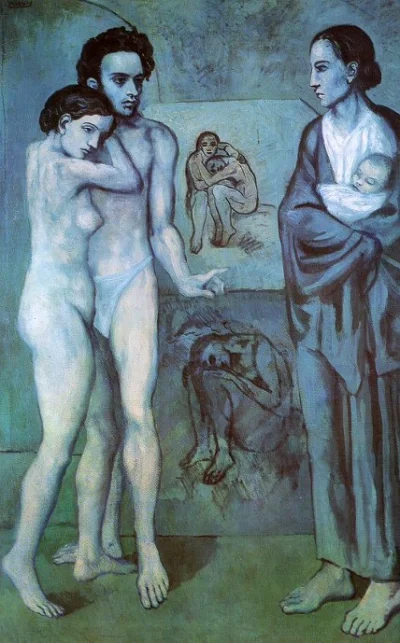 elady1989 - #pablopicasso - "Życie", 1903; uważany za szczytowe osiągnięcie okresu bł...