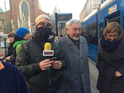 Balzack - Sensacja! Prezydent Krakowa Jacek Majchrowski przyjechał do pracy tramwajem...