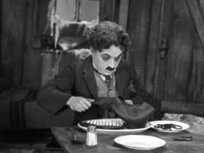 d.....a - Chaplin jadł buty zanim było to modne