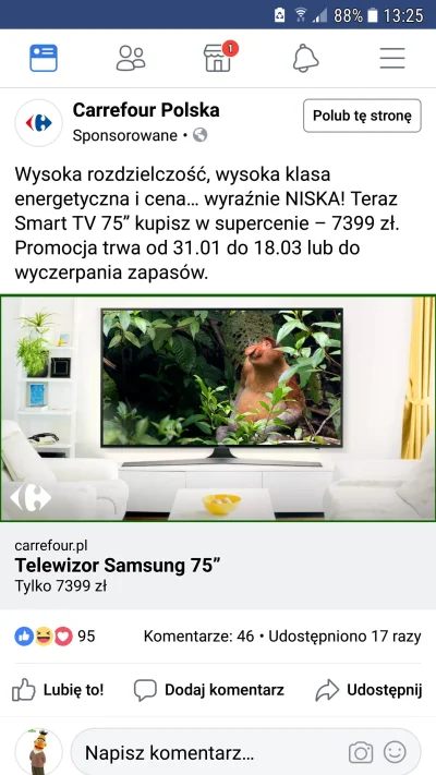 kkocurekk - Carrefour sprzedaje tv dla prawdziwych Januszy