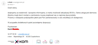 espiy - Siema mirki!



Piszę bo mam problem. Ostatnio zamawiałem kompa w x-kom ....