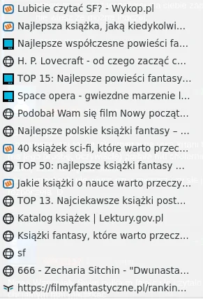 ikov - @ziuaxa: Mam specjalną zakładkę na książki i filmy sci-fi polecane na wykopie ...