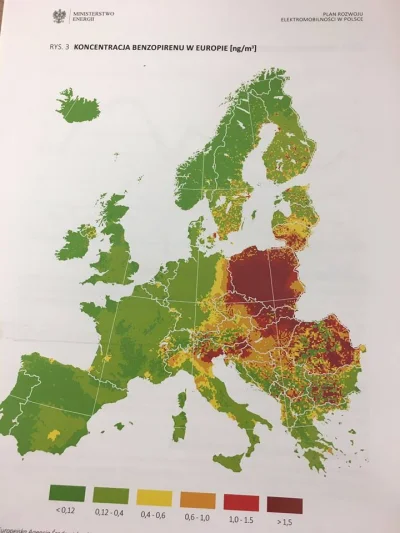 johanlaidoner - Stężenie rakotwórczego benzopirenu w Europie. Cały świat już pisze o ...