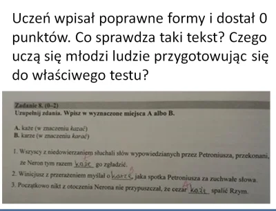 S.....a - Dziecko się stara, przygotowuje, a przychodzi taka menda i ocenia jakby jak...