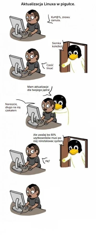 W.....a - #linux #humorobrazkowy #humorinformatykow #bekazlinuksiarzy