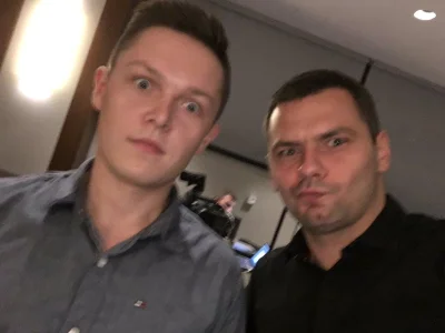 Beto - Tomasz Ćwiąkała ze swoim tatą.
SPOILER
#pilkanozna