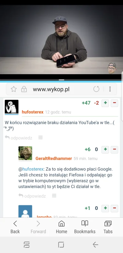 Jan0l - @hufosterex: Na Androidzie od 7.0 możesz pozielić sobie ekran o ile druga apk...