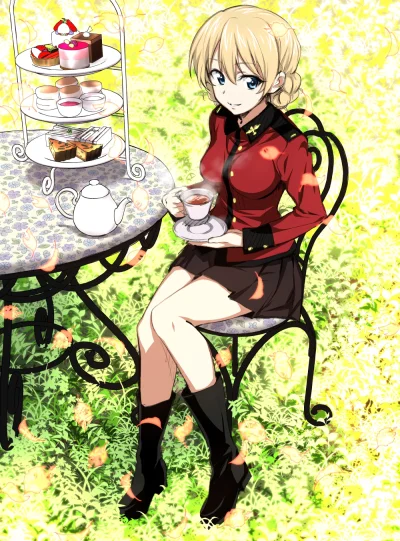 Czokolad - #randomanimeshit #girlsundpanzer #darjeeling @Nyankov