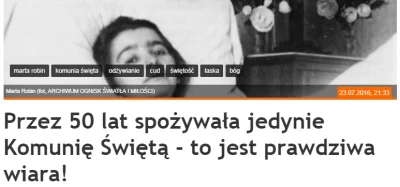 saakaszi - @JAI2L9LAD: To tak samo jak ta mistyczka co niby 50 lat żywiła się tylko i...