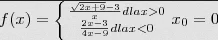 qps666 - > Zbadaj, czy istnieje granica funkcji f w punkcie x0. Jeśli tak, to oblicz ...