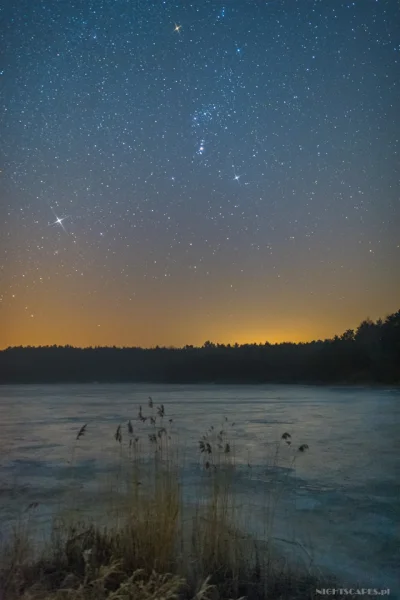 Nightscapes_pl - Orion jest królem nieba, jak lew jest królem dżungli. 
Nawet z tym ...