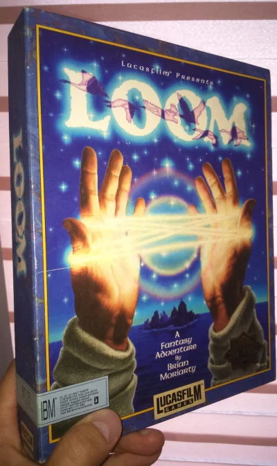 N.....K - Loom, 1990, Lucasfilm Games

Wydanie premierowe na dyskach 5,25 cala.

...