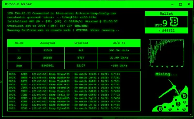 Janusz_Rekina - Wszedłem na jakąś dziwną stronę i wykopałem 9 #bitcoin jak z niej wyp...