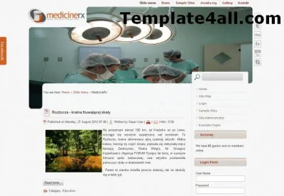 pameladesign - Medicine Hospital Joomla 3 Template Design Download #joomla #design #m...