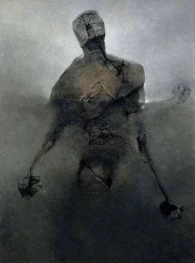 b.....a - #malarstwo #sztuka #beksinski