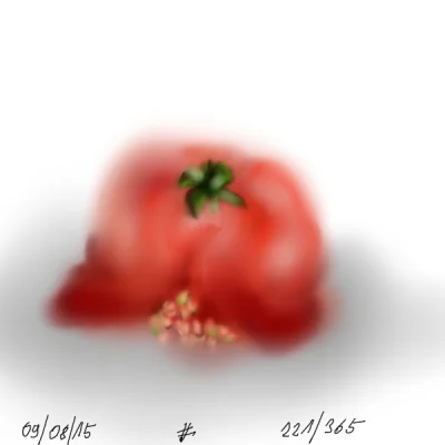 odys - 221/365 ; nie obchodzi mnie rozp...ny pomidor, :)
#365sierpien #odysrysuje #r...