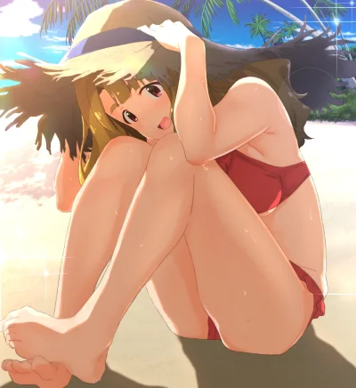 Czokolad - #randomanimeshit #idolmaster #idolmastermillionlive #miyamiyao #swimsuit