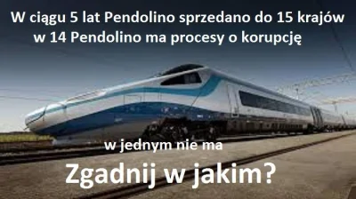 Merytoryk - Od rana trwa w internetach festiwal #!$%@? umysłowego pt. ,,Pendolino to ...