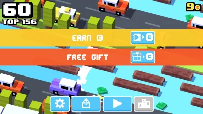 TadeuszSynZygmunta - Na stronie Unity znalazłem informację, że:
 Crossy Road earned o...