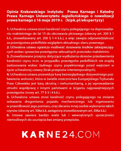 Zappataa - Przygotowywana nowelizacja Kodeksu krarnego, która jest już o włos od wejś...