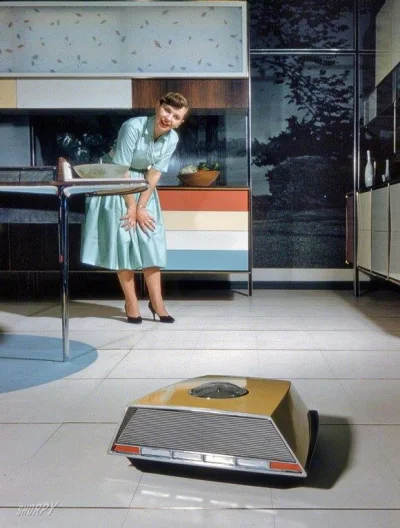 MrBENTLEY - Plakat z wystawy "Kuchnia przyszłości" z 1959 roku, autor Whirlpool, wyst...