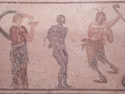 prawdawoczykole - Mozaika z Paphos Cypr na ten temat