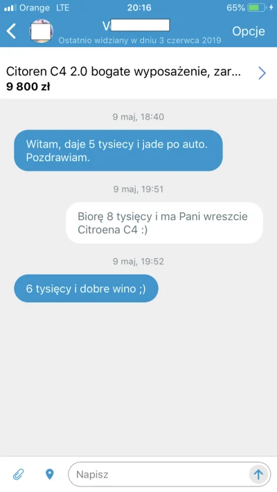 FranzM - A mogłem sprzedać, ktoś wtedy by się ucieszył a tak to jak janusz biznesu sp...