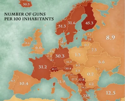 sireplama - > tak to wygląda w kraju, w którym broń jest surowo zakazana, we Francji:...