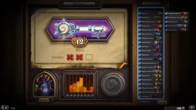 Cestlavie123 - #hearthstone 
Pierwsza 12-tka warlockiem (na swoją kolej czeka jeszcz...