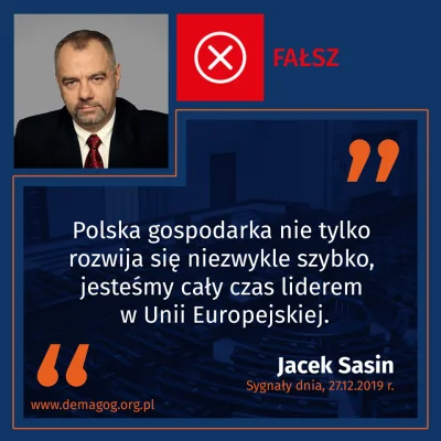 DemagogPL - @DemagogPL: Czy Polska jest liderem wzrostu gospodarczego w Unii Europejs...
