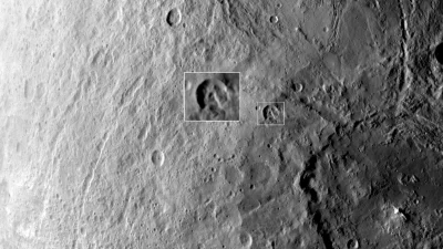 C.....r - Wielka litera "A" w kraterze na Ceres?