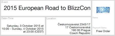 hcboria - European Road to BlizzCon 2015

wybiera się ktoś ;)

#hearthstone