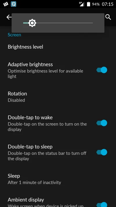 BlueSpark - @MrAnielski: jest adaptive brightness z tym że jakoś mi nie rozjaśnia ekr...