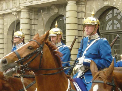 rebel101 - Gwardia Królewska Szwecji także dalej łazi w pickelhaube