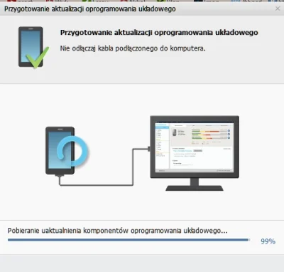 Froto - Kies mi stoi na 99% i nie idzie dalej :/ jakieś rady?

#andorid #kies