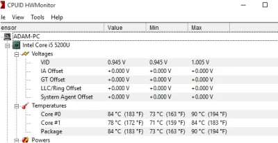 adamyoyo - Temperatury w moim laptopie dochodzą to takich temperatur jak w obrazu i l...