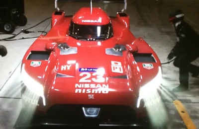 ereswude - Pierwsza konkretna fotka Nissana LMP1. Zgodnie z przewidywaniami silnik z ...