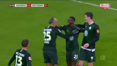 nieodkryty_talent - FC Augsburg 0:[1] VfL Wolfsburg - Josuha Guilavogui
#mecz #golgi...