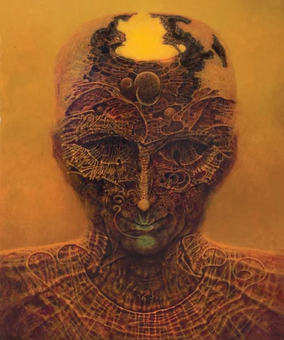 Eyes_only - 1986 - #beksinski #malarstwo